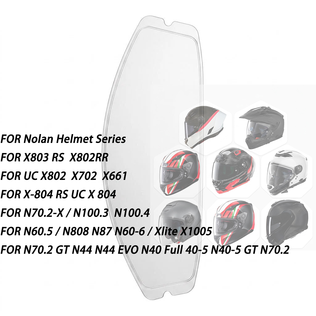 Car Accessories Xcent - Pellicola Antiappannamento per Visiera Casco Nolan