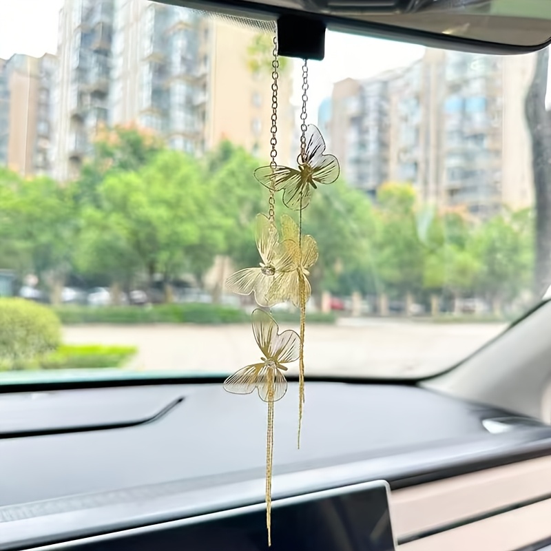Car Accessories Mirror Hanging - Ciondolo Decorativo per Specchietto Retrovisore Auto,