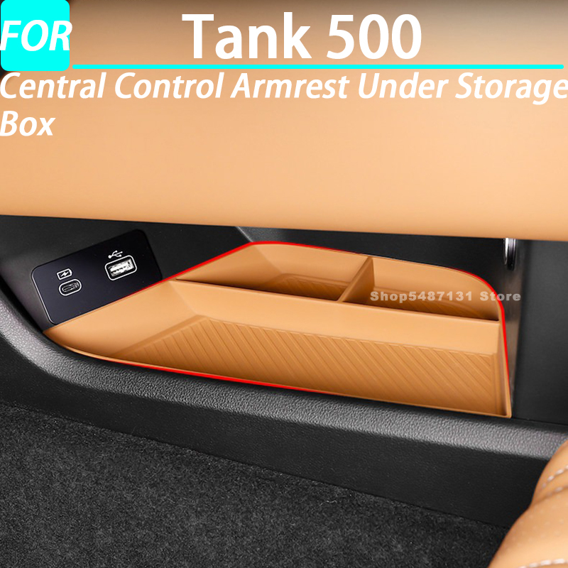 Car Accessories Under 500 - Scatola portaoggetti in silicone per bracciolo
