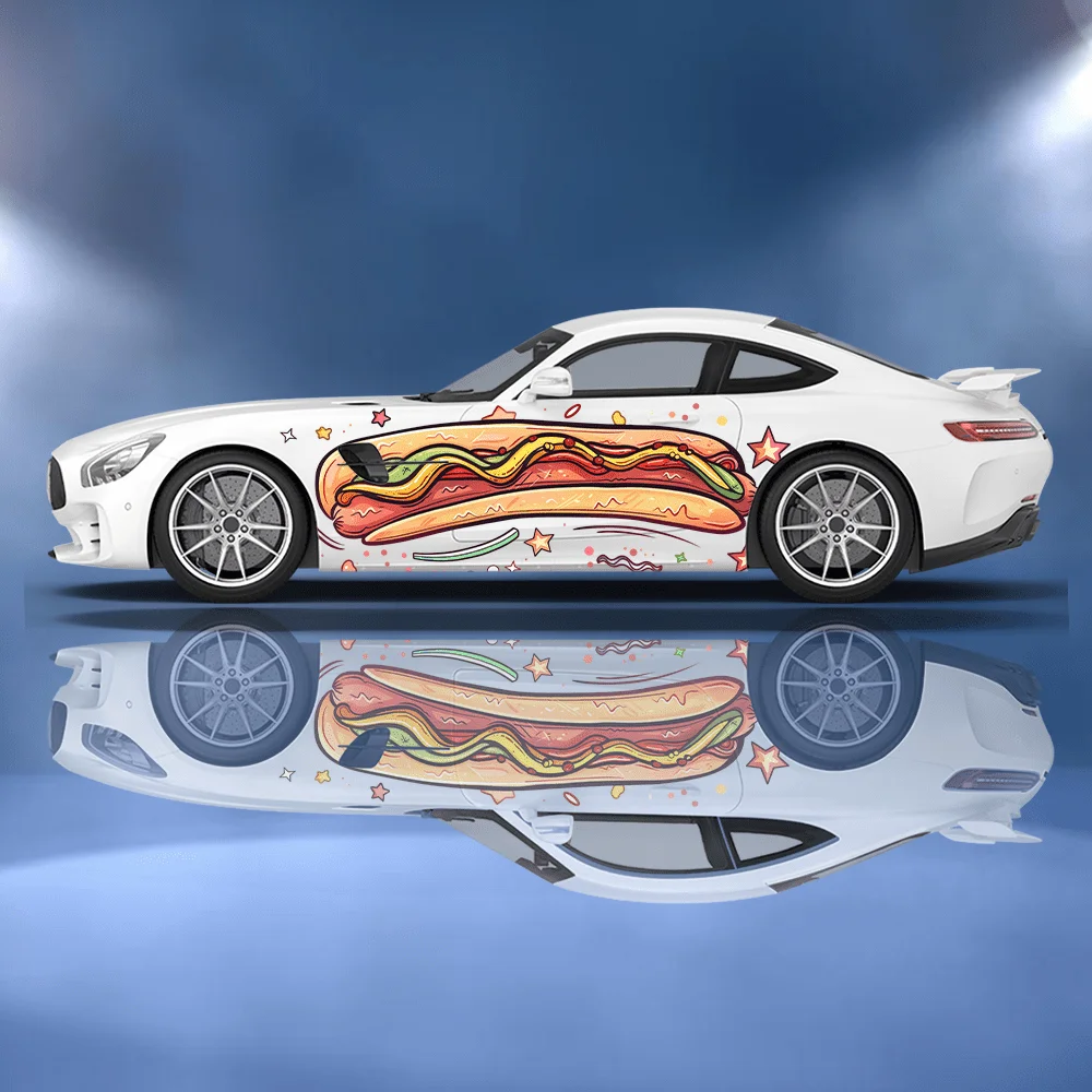 Car Accessories Bunnings - Divertente cartone animato Hot Dog Bun