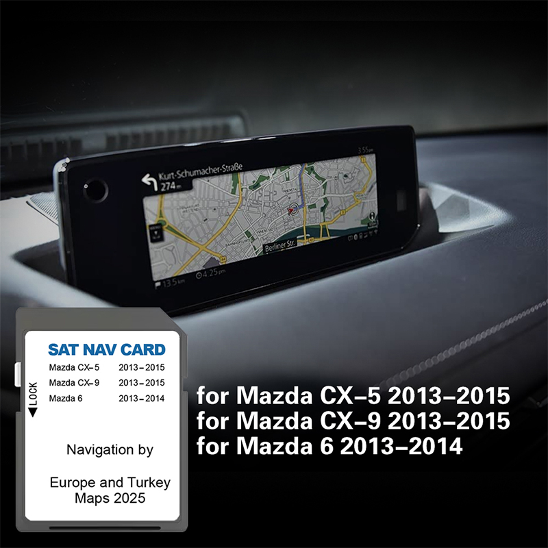Car Accessories Uk - Scheda SD Navi Europa Regno Unito