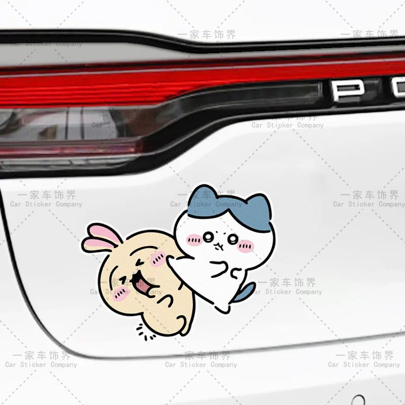 Car Accessories Japanese - Chiikawa Adesivo Decorazione Pittura Copertura antigraffio
