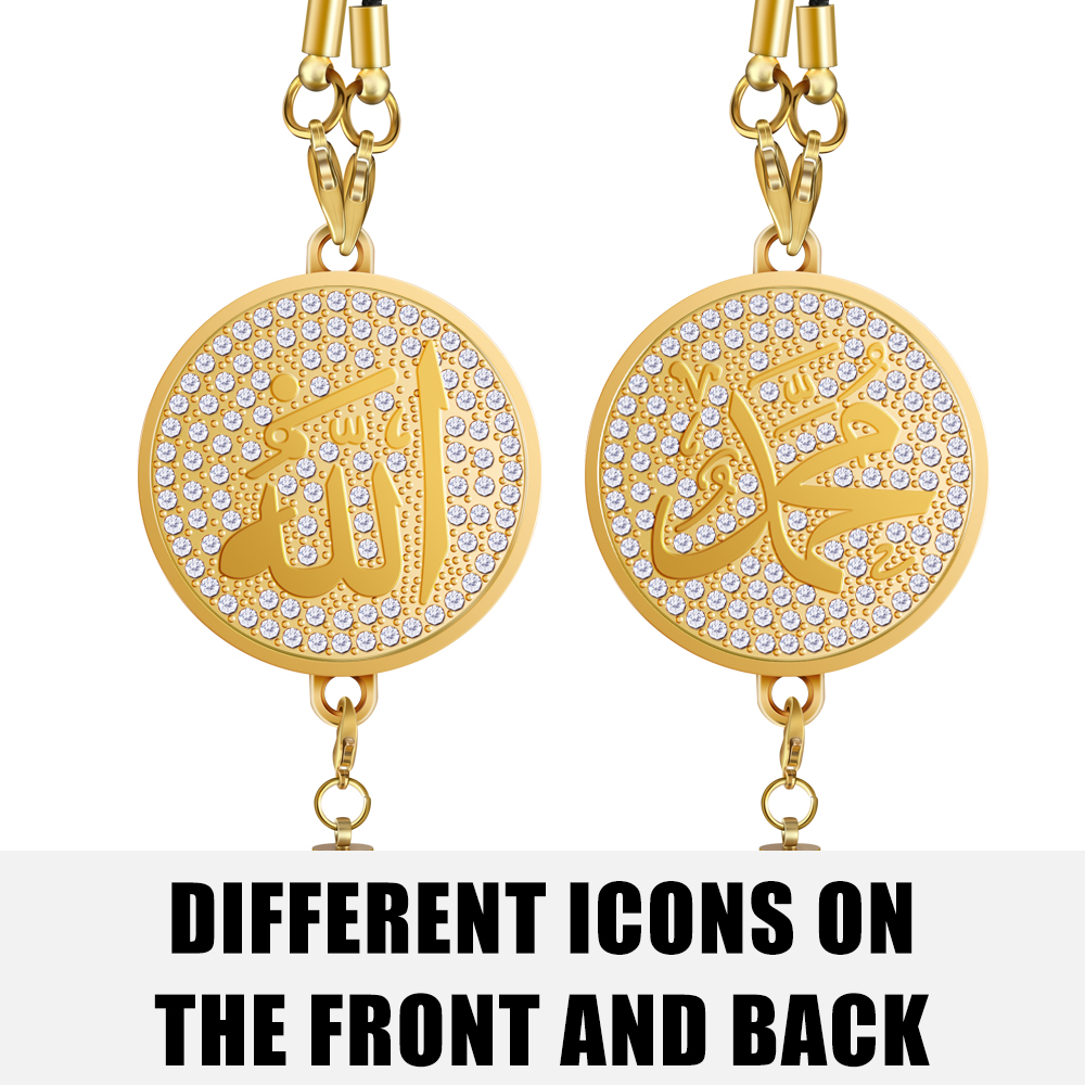 Emblema 3D Allah Islamico Arab - Car Accessories Mirror Hanging recensione e prezzo
