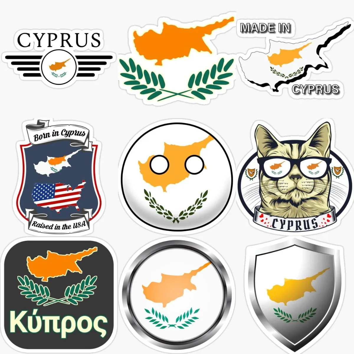 Mappa creativa della bandiera  - Car Accessories Cyprus recensione e prezzo