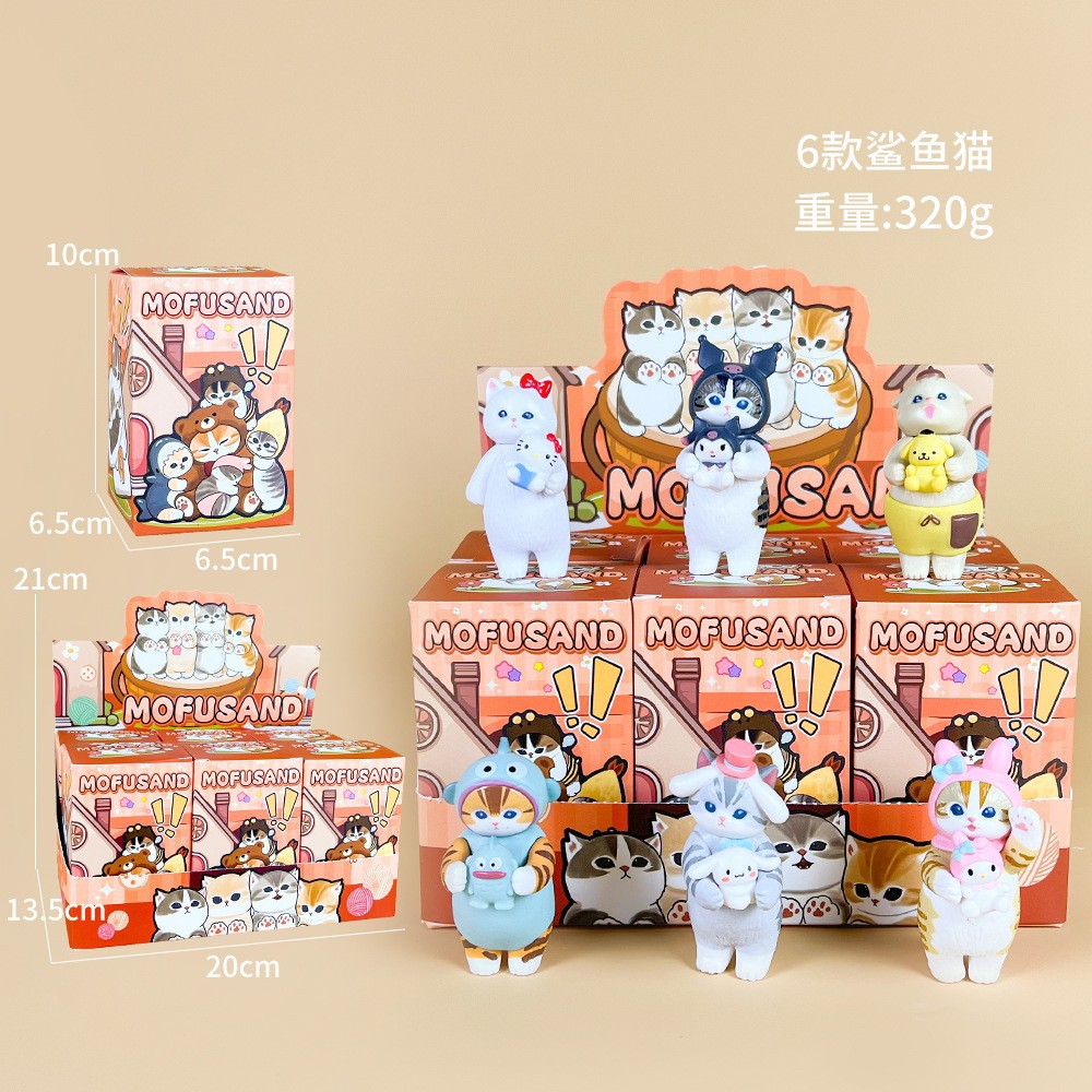 Serie Mofusand 6 Pezzi, Statue - Car Accessories Japanese recensione e prezzo