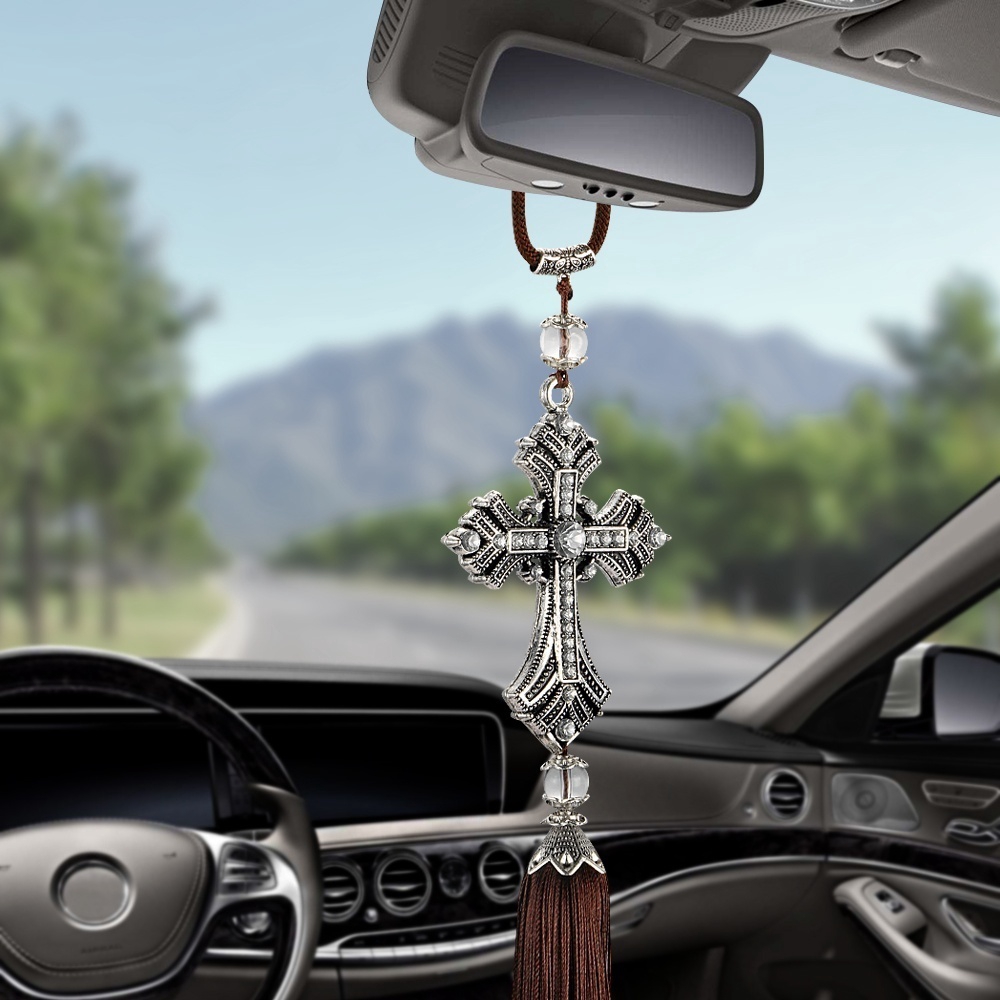 Ciondolo a Croce in Cristallo  - Car Accessories Mirror Hanging recensione e prezzo