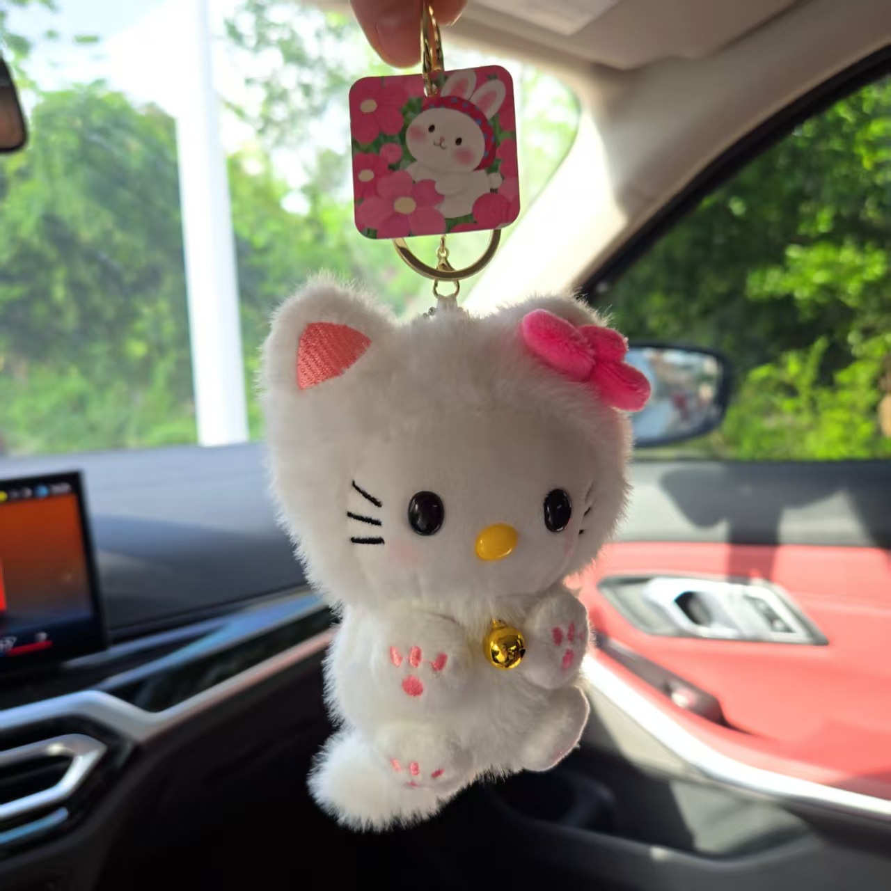 Ciondolo Kawaii HelloKitty a F - Car Accessories For Decoration recensione e prezzo